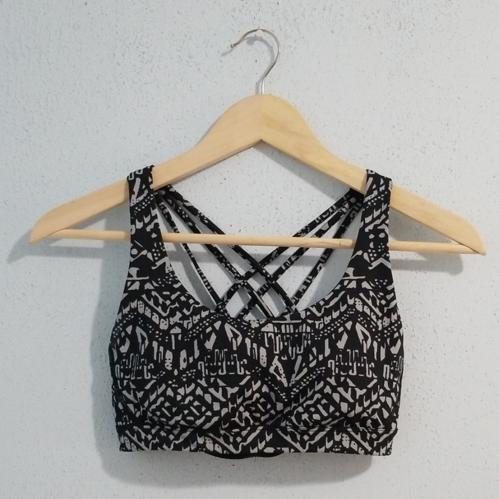 VICTORIA SPORT Women's Sport Bra Cross Back.Sz XS